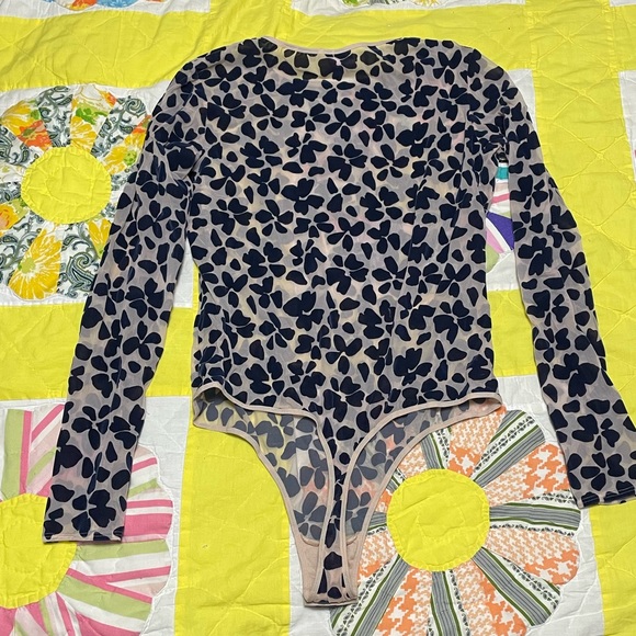 Victoria’s Secret mesh flower bodysuit - Picture 2 of 4